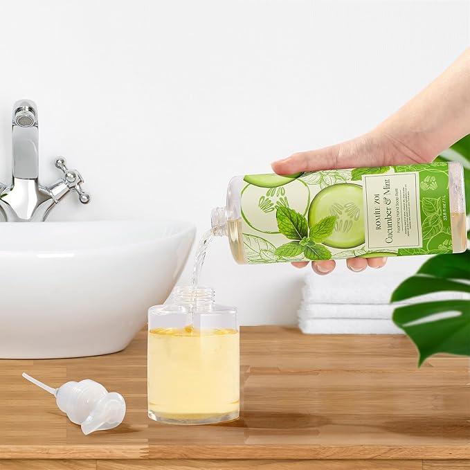ROMIIE ZOI Foaming Hand Soap Refill, Cucumber&Mint, Gentle & Moisturizing Formula, 1000 ML/ 33.8 FL OZ - ModernBath