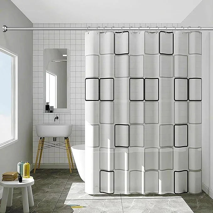 Umimile Shower Curtain Rod, 1 Inch Diameter Adjustable Spring Tension Curtain Rod, 304 Stainless Steel Shower Rod for Bathroom, Windows, Never Rust Non-Slip (Stainless Steel, 57-100”) - ModernBath