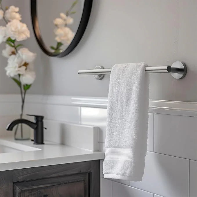 Bathroom Towel Bar, 16 Inch Towel Racks for Bathroom Wall Mounted, Heavy Duty Bathroom Towel Holder Organizer, Stainless Steel Home Modern Towel Rod, Brushed Nickel - ModernBath