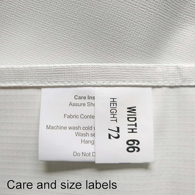 MhhYLL Flame Retardant Shower Curtain,Mesh Reinforced 15 G Vinyl Fabric for Bathroom Use 54 x 72 Inches - ModernBath