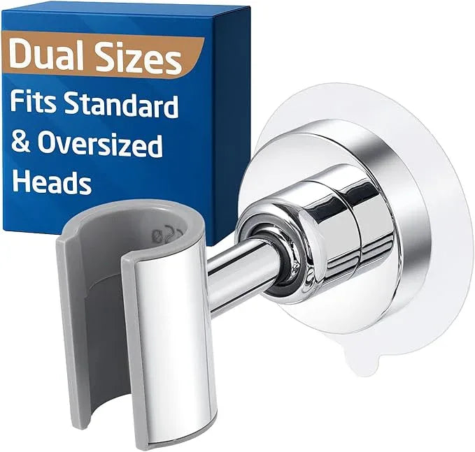 KES Universal Fit Shower Head Holder Adhesive for All Sizes Handheld Shower Head, Adjustable Shower Holder Head Wall Mount, Soild Metal Shower Wand Holder, Chrome C208DF-CH - ModernBath