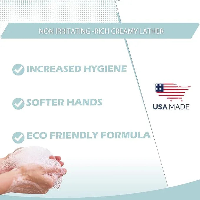 GreenFist Foaming Hand Soap Refills Unscented Jug Foam Refill Made in USA, 128 ounce (1 Gallon) - ModernBath