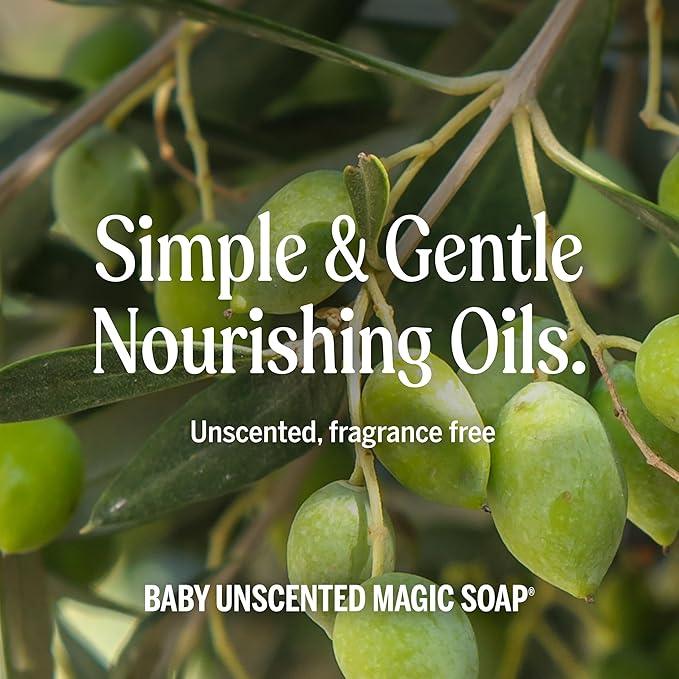 Dr. Bronner's Magic Soap-Pure-Castile Liquid Refill (Baby Unscented, 32 ounce, 2-Pack) - Made with Regenerative Organic Certified Oils, For Body, Hair, Laundry, Pets & Dishes, Concentrated, Vegan - ModernBath