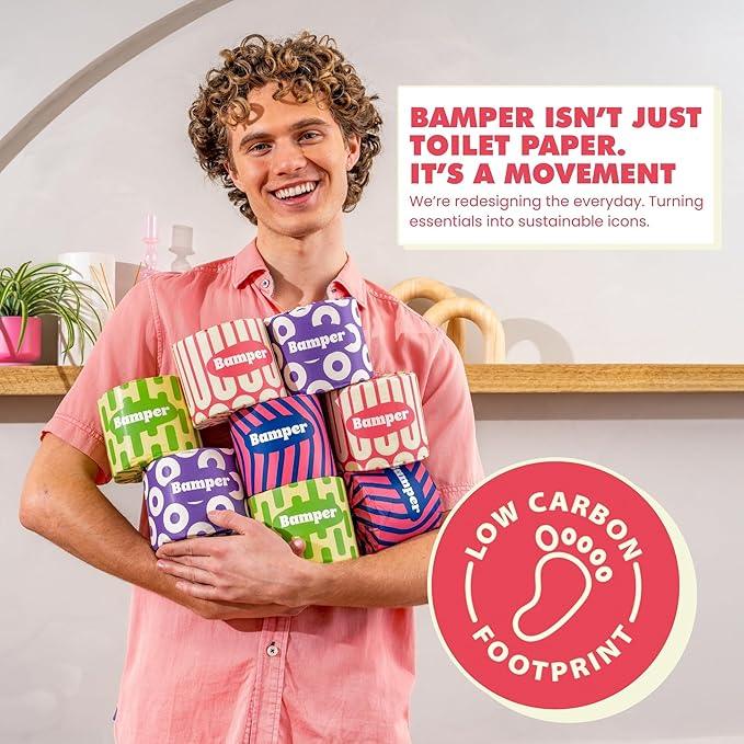 Bamboo Toilet Paper, 3-Ply & 380 Sheets, Soft & Strong Organic Bath Tissue, Chemical-Free & Hypoallergenic, Septic Safe, PFAS-Free, Tree-Free Bathroom Tissue (24 Extra-Large Rolls) - ModernBath