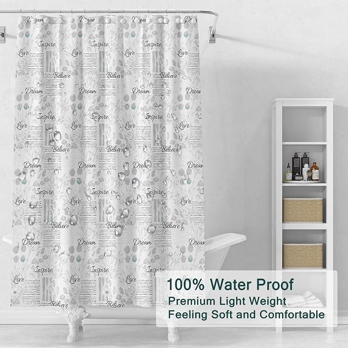 LQFMEHOT Eva Shower Curtain Liner, Jungle Elephant 5G Shower Liners with 12 Rustproof Metal Grommets and Weighted Magnets, Waterproof Duty Shower Curtains for Shower Bathroom 72 x 72 - ModernBath