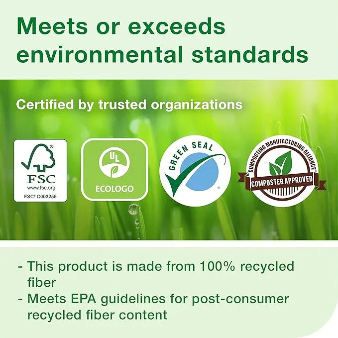 Tork Septic Safe Toilet Paper, White, 2-Ply 100% Recycled, Eco-Friendly, T24 Compatible 96 Rolls x 500 Sheets (TM1616S) - ModernBath