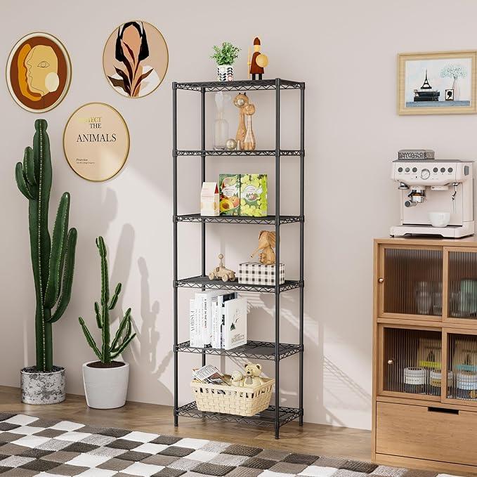 SINGAYE Shelf Closet Wire Shelving：Adjustable Metal Unit for Laundry Room Organization Bathroom Kitchen Home Storage Pantry Rack Shelves - ModernBath