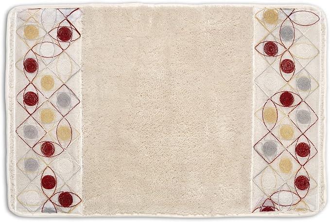Zahari Home Sedona Modern Bathroom Rug Classic Luxury Bath Rug Contemporary Decor Beautiful Shower Mat Unique Design Stylish Bathroom Rug Bath Shower Tub Decor - ModernBath