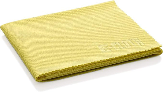 E-Cloth Glass & Polishing Cloths, Premium Microfiber Glass Cleaner, Great for Windows, Glass and Mirrors, Washable and Reusable, 100 Wash Guarantee, Assorted Colors, 1 Pack