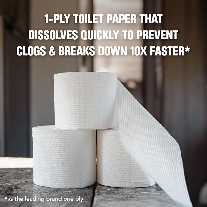 Scott Rapid-Dissolving Toilet Paper, 48 Double Rolls, Septic-Safe, Toilet Paper - ModernBath