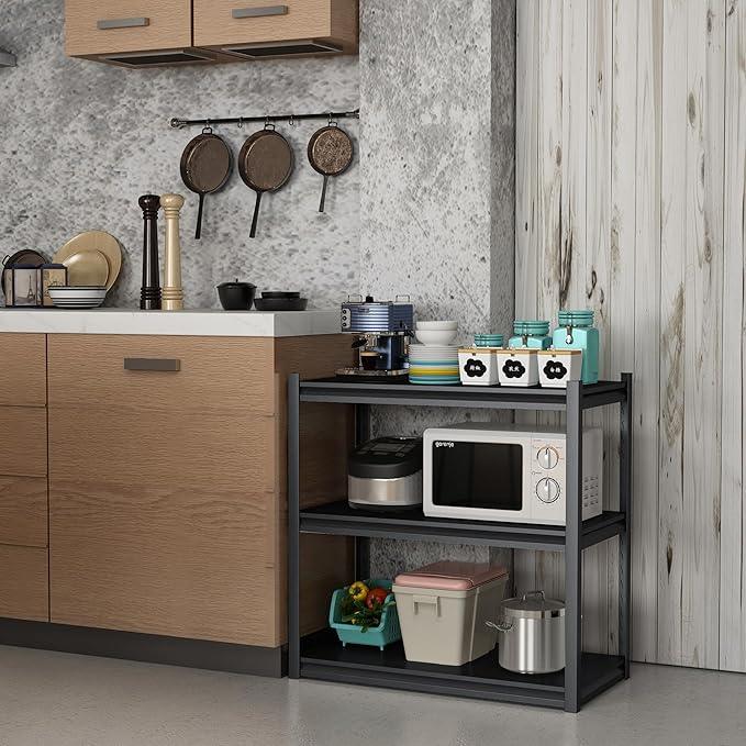 32" W Garage Shelving,900LBS Loads Adjustable Garage Storage Shelves, 3-Tier Metal Storage Racks and Shelving Units, Utility Rack Shelves (16" D x 32" W x 32" H) - ModernBath