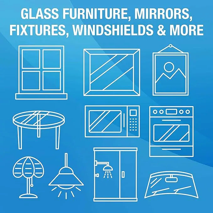 MiracleWipes for Glass, Disposable and Streak Free Cleaning Wipes for Mirrors, Windows, Kitchen, Home, and Auto- 60 Count - ModernBath