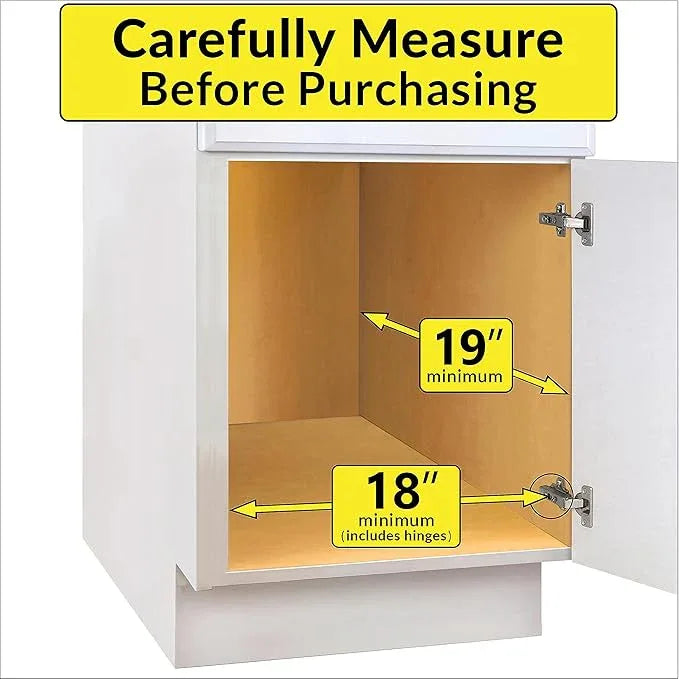 LYNK PROFESSIONAL® Pull Out Cabinet Organizer, 17" x 18" Slide Out Drawers for Kitchen Cabinets - Sliding Pull-Out Pantry Shelves – Home Shelf Organizers - Lifetime Ltd. Warranty, Chrome - ModernBath