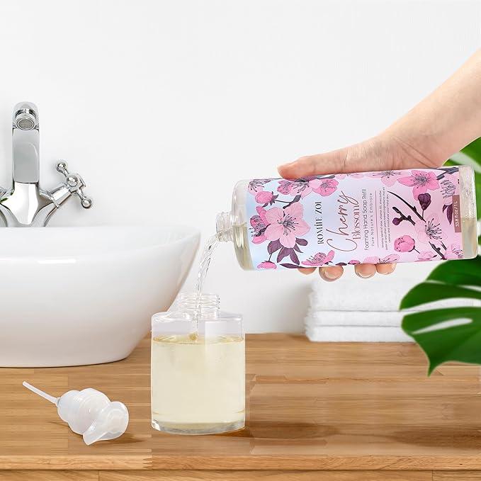 ROMIIE ZOI Foaming Hand Soap Refill, CHerry Blossom, Gentle & Moisturizing Formula, 1000 ML/ 33.8 FL OZ - ModernBath