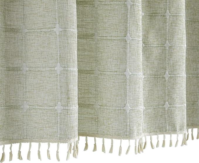 Aldopein Modern Farmhouse Shower Curtain, Vintage Tribal Geometry Fabric Shower Curtains Set Cottagecore Bathroom Decorations with Hooks - ModernBath