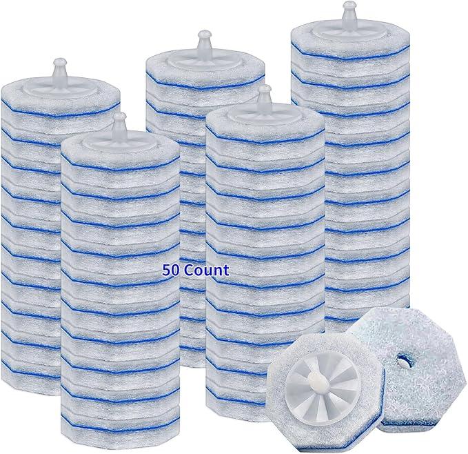 50 Count Toilet Wand Refills for Clorox, Upgrade Disposable Replace Brush Heads Compatible with Clorox Toilet Wand for Toilet and Bathroom Cleaning - ModernBath