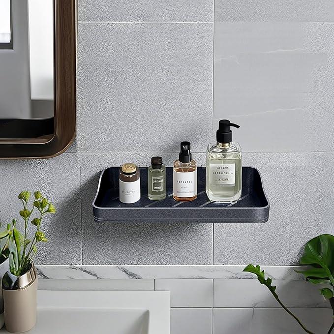 Luxury Shower Caddy, Rustproof Metal Large Capacity Bathroom Shelves for Storage, Adhesive or Drill Mounting for Kitchen Holder & Organizer (1 Pack) - ModernBath