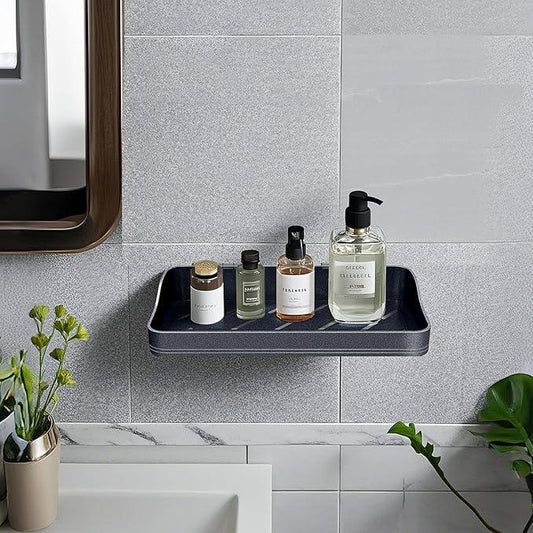 Luxury Shower Caddy, Rustproof Metal Large Capacity Bathroom Shelves for Storage, Adhesive or Drill Mounting for Kitchen Holder & Organizer (1 Pack) - ModernBath