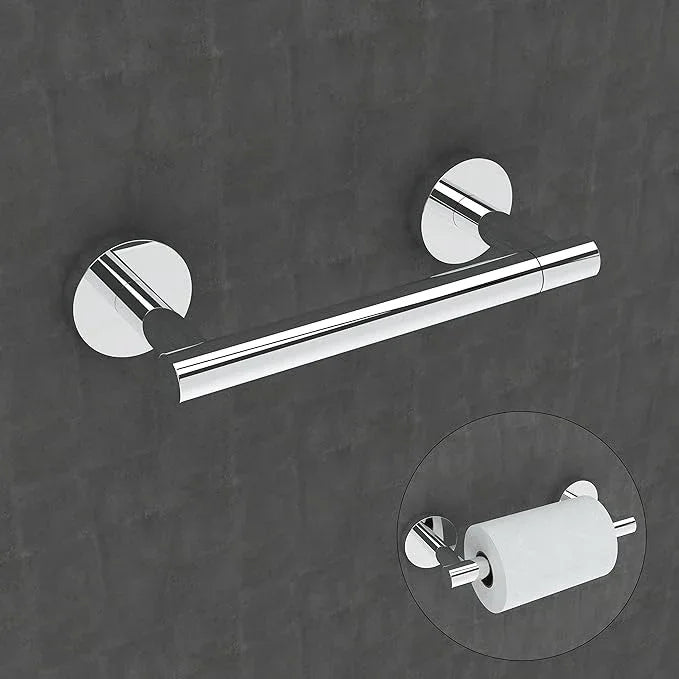 Toilet Paper Holder Chrome SUS304 Stainless Steel Double Post Pivoting Polish Chrome Toilet Paper Roll Holder Wall Mounted Toilet Tissue Holder for Commercial Bathroom RV, Polished, 2 Pack - ModernBath