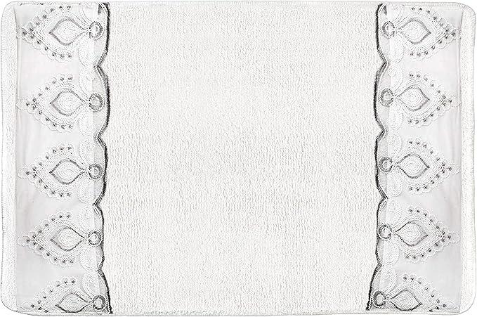 Zahari Home Monaco Modern Bathroom Rug Classic Luxury Bath Rug Contemporary Decor Beautiful Bath Shower Tub Décor Unique Design Stylish Bathroom Rug Shower Mat - ModernBath