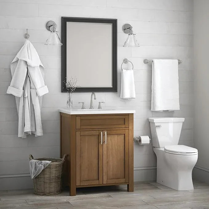 Delta Faucet Porter Toilet Paper Holder, SpotShield Brushed Nickel , Bathroom Accessories, PTR50-BN - ModernBath