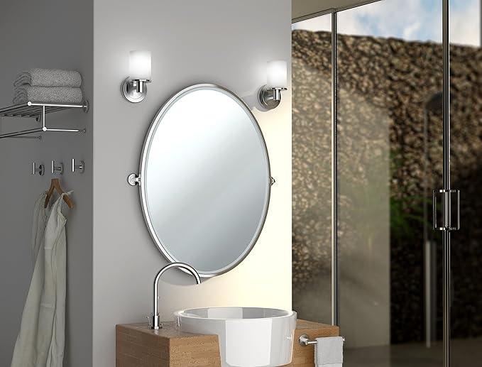 Gatco 1431C Modern Rectangle Base Freestanding Toilet Paper Holder, 21.25" Chrome with Weighted Base - ModernBath