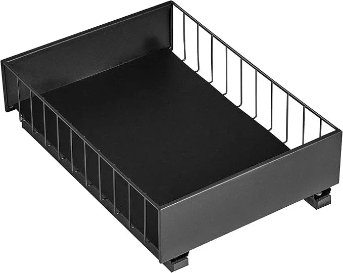 LYNK PROFESSIONAL® Pull Out Cabinet Organizer, 10" x 14" Single Tier Slide Out Drawers for Kitchen Cabinets - Sliding Pull-Out Pantry Shelves – Home Shelf Organizers - Lifetime Ltd. Warranty, Black - ModernBath
