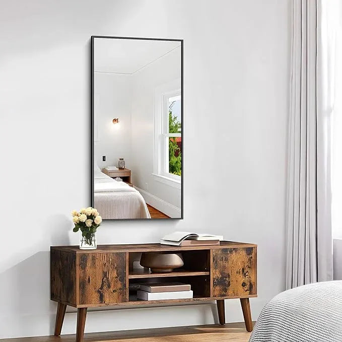 KOCUUY Black Bathroom Mirror, 20x40 Inch Rectangle Mirror for Over Sink, Modern Decorative Wall Mirror for Bedroom Living Room Bathroom, Hang Horizontal/Vertical - ModernBath