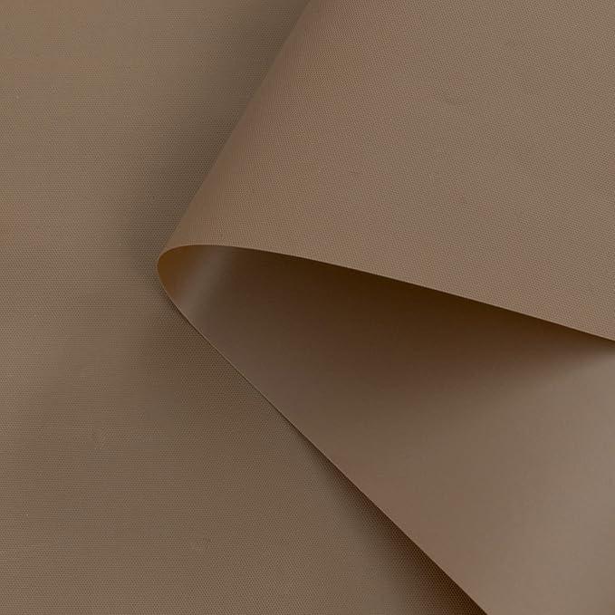 Barossa Design Brown Shower Curtain Liner - Premium PEVA, BPA & PVC Free, No Chemical Smell, Lightweight Standard Size Shower Curtain with 3 Magnets, Metal Grommets - Brown - ModernBath