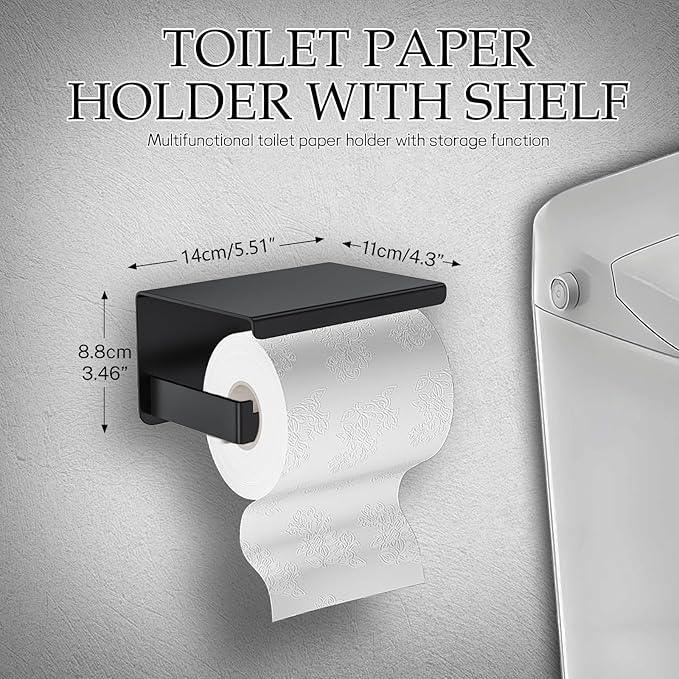Matte Black Bathroom Hardware Accessories Set 10-Pieces Black Towel Bar Set Stainless Steel Towel Holder Set 23.6 Inch Towel Bar,Towel Racks Set for Bathroom Wall Mounted - ModernBath