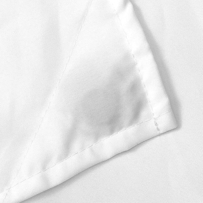 N&Y HOME Large Fabric Shower Curtain Liner 84 x 78 inches, Hotel Quality, Washable, Water Repellent, White Bathroom Curtains with Grommets, 84x78 - ModernBath