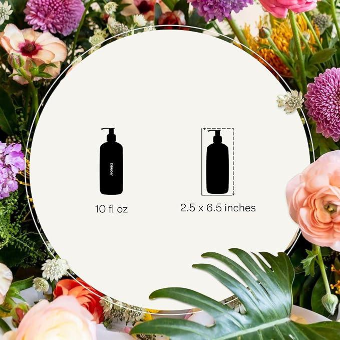 APOTHEKE Liquid Hand Soap, Charcoal - 10 Fl Oz Hydrating Handsoap with Premium Fragrance Oils Gently Cleanses, Moisturizes & Rejuvenates Skin - Scented Hand Wash for Kitchen & Bathroom - ModernBath