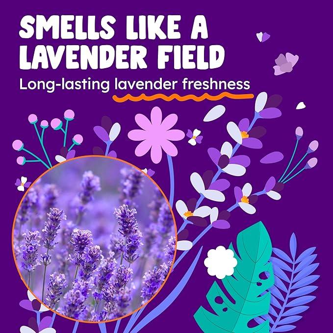 Originally Yellow Plant-Based Hand Soap All Natural Infused with Organic Lavender | Gentle Natural Hand Soap | Pet & Baby-Safe Soap (64 Fl Oz (1 Pack), Lavender) - ModernBath