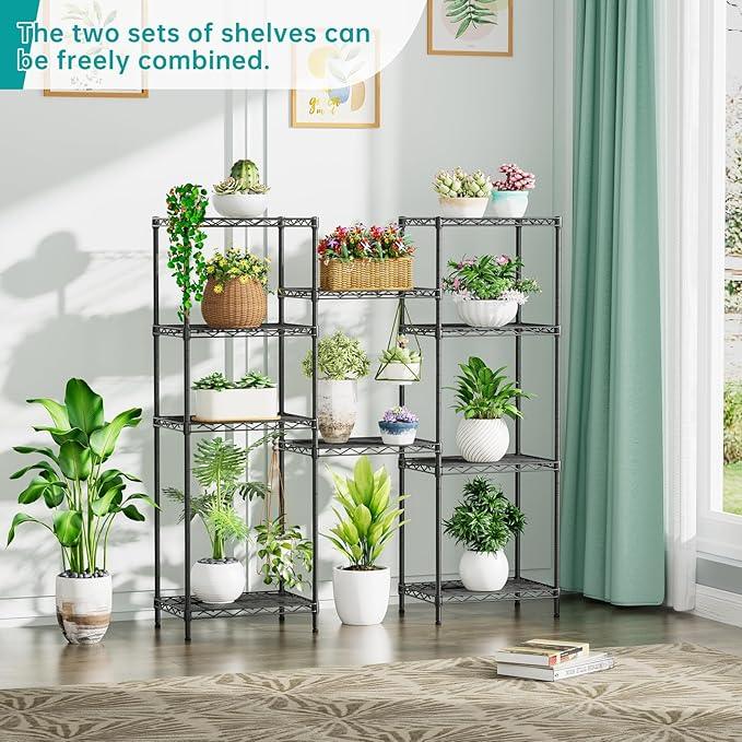 SINGAYE Shelf Closet Wire Shelving：Adjustable Metal Unit for Laundry Room Organization Bathroom Kitchen Home Storage with Wheels Small Pantry Rack Shelves - ModernBath