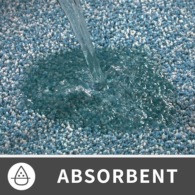 Yimobra Large Bathroom Rugs Non Slip Washable, Soft Absorbent Microfiber Bath Mat,Dual-Tone Decor Rug with Rubber Backing for Bathroom Floor,Tub and Shower,36x24,Home Essentials,Denim Blue - ModernBath