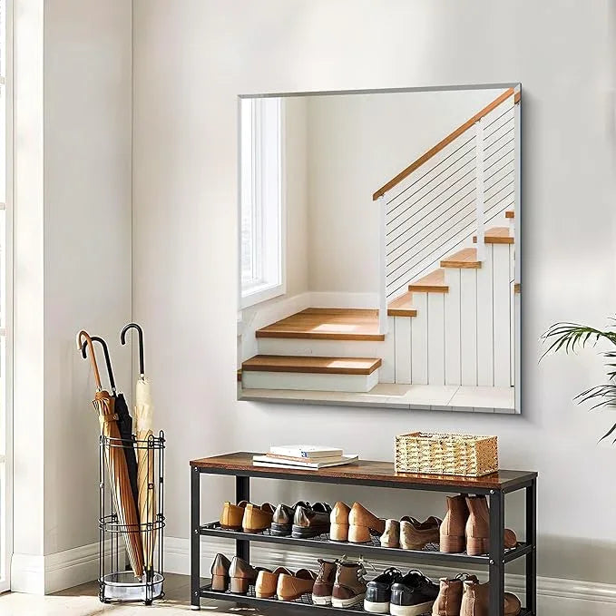 CILIBER Beveled Bathroom Mirror, 36x40 Inch Large Bathroom Mirrors for Over Sink, Upgraded Shatterproof Beveled Frameless Vanity Mirror for Bathroom,Bedroom,Living Room and Entryway - ModernBath