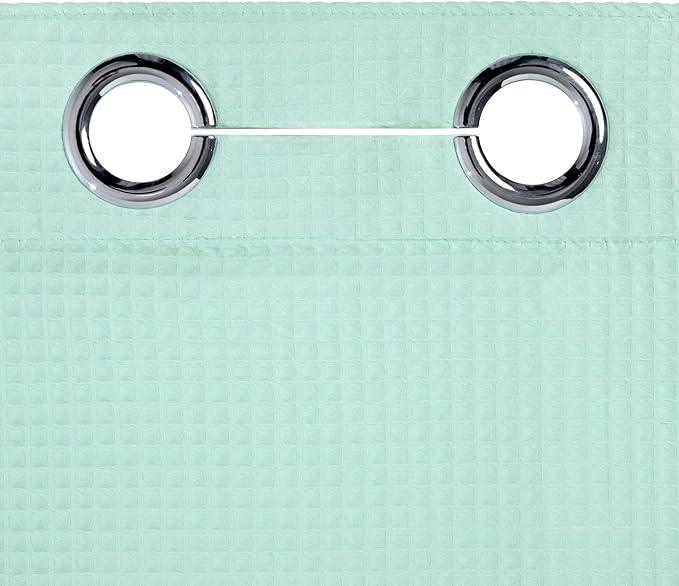 River Dream Hotel Grade No Hooks Needed Shower Curtain with Snap in Liner,Water Repellent, Machine Washable (Water Glass, 71"x86"(W/Liner)) - ModernBath