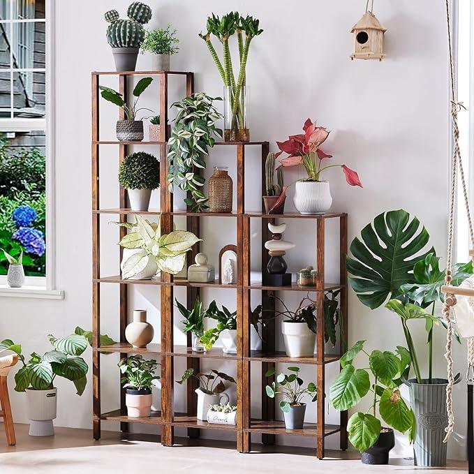 54in Tall Bookshelf 5-Tier Small Narrow Bookcase, Skinny Book Shelf for Small Space, Farmhouse Slim Shelf with Storage, Wood Freestanding Display Thin Bookshelves for Living Room, Office, Brown - ModernBath