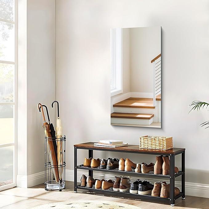 CILIBER Frameless Mirror, 20x40 Inch Bathroom Mirrors for Wall, Rectangle Bathroom Vanity Mirrors with Polished Edge, Hangs Horizontally or Vertically for Bathroom, Bedroom and Living Room - ModernBath