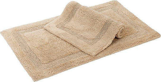 C23 Luxury Bathroom Rugs, Bath Mat - 20"x32" & 16"x24", 2200 GSM Tufted Cotton Bathroom Mat, Ultra-Absorbent Quick Dry Heavyweight Non-Slip Bathmat, Thick Soft Plush Machine Washable Bath Rug - 2 Pack - ModernBath