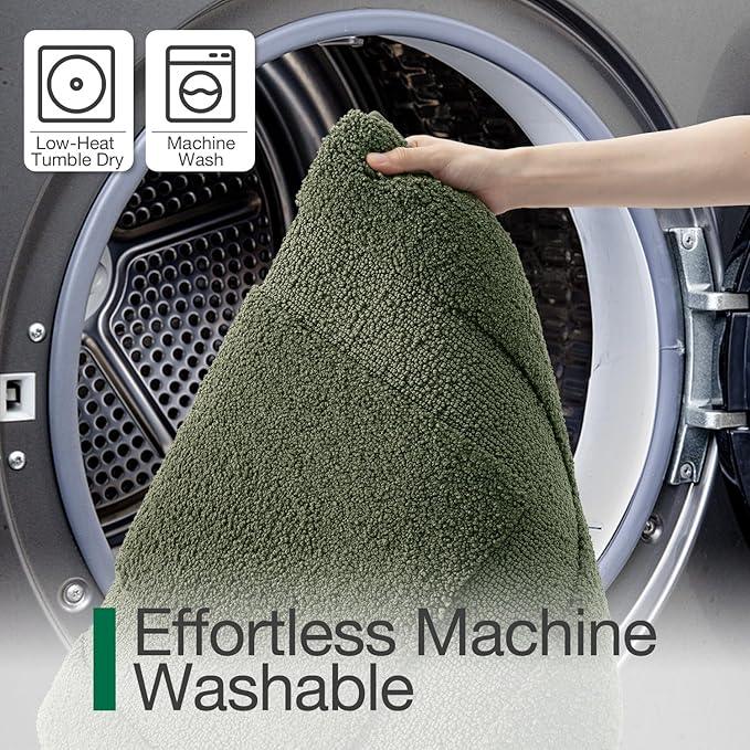 LUMI Large Ultra Soft Bathroom Rugs Non Slip with Rubber Backing, Absorbent Washable Bath Mat Quick Dry, Upgraded Premium Microfiber Plush Carpet for Bathtub and Shower Floor, Green, 24x43 - ModernBath
