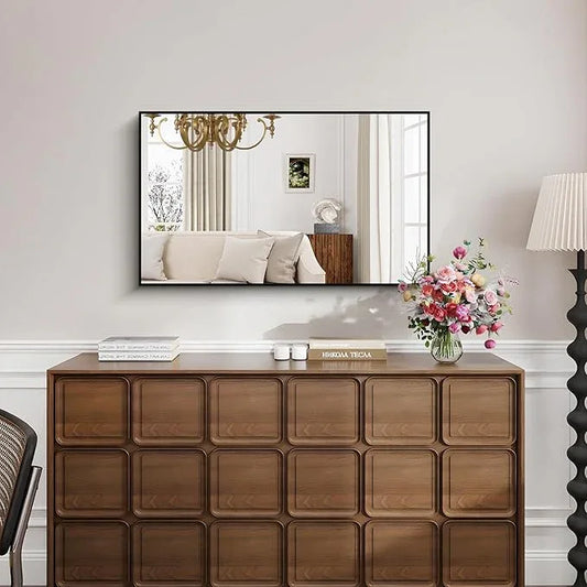 KOCUUY Bathroom Mirror, 24x40 Inch Black Mirror with Aluminum Metal Frame, Black Vanity Wall Mirror Modern Home Decor for Bathroom, Living Room, Farmhouse and Entryway, Hang Horizontal/Vertical - ModernBath