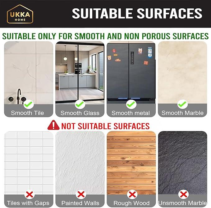 UKKA HOME Suction Cup SQUARE Shower Caddy with Hooks and Towel Bar for Bathroom. Aluminum, Reusable, Rustproof, No Drill, No Tools, No Glue. Multifunctional, Hang Towel, Loofah, Sponge (2 Pack, Gray) - ModernBath