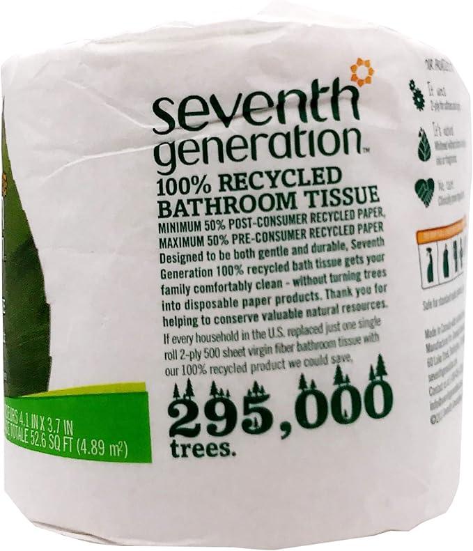 Seventh Generation, Bath Tissue 500 Sheets, 500 Count - ModernBath