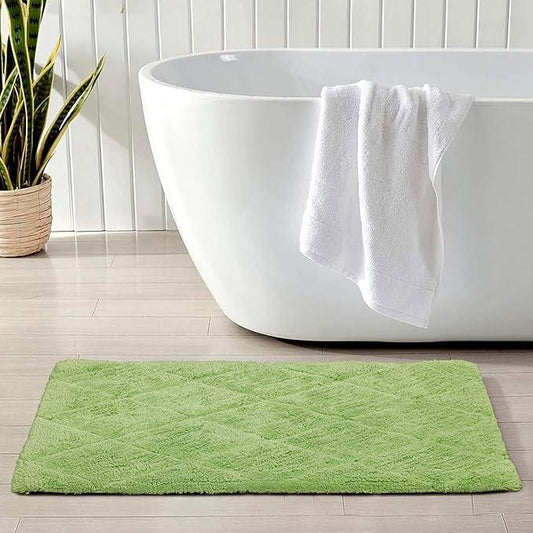 C23 Luxury Bathroom Rugs, Bath Mat - 20"x32" | 2200 GSM Tufted Cotton Bathroom Mat | Ultra-Absorbent Quick Dry, Heavyweight Non-Slip Bathmat | Thick Soft Plush Machine Washable Bath Rug - ModernBath