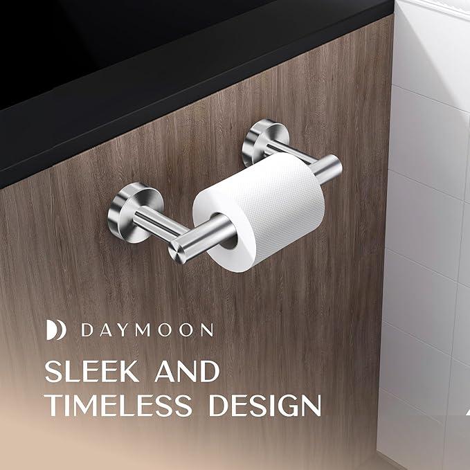 Day Moon™ Polished Chrome Toilet Paper Holder - Chrome Toilet Paper Holder Wall Mount - ModernBath