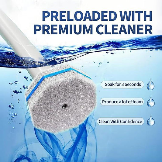 60PCS Toilet Wand Refills Compatible with Clorox Toilet Wand. Disposable Toilet Brush Refills. Bathroom Cleaning. Disposable Toilet Bowl. High-Density Disposable Toilet Brush Scrubber - ModernBath