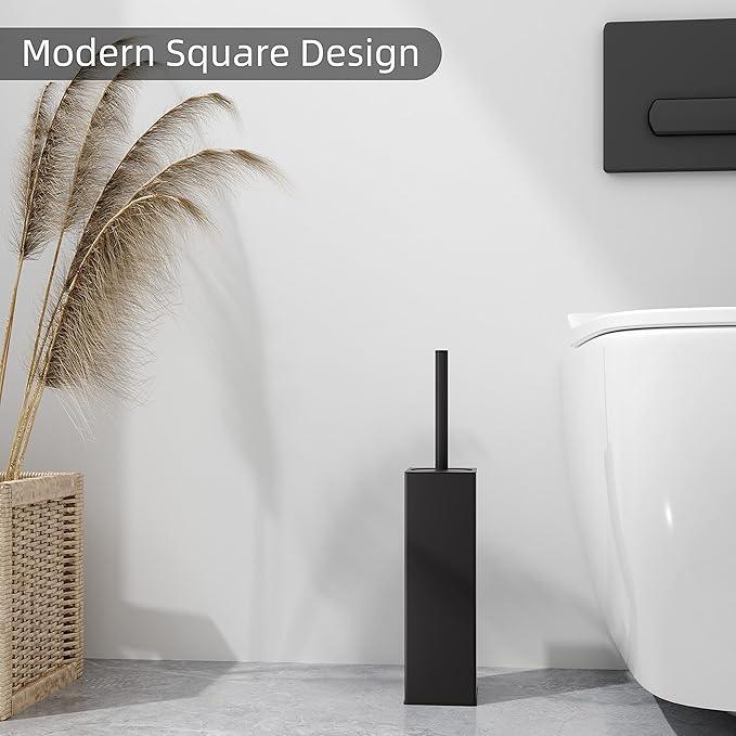Stainless Steel Toilet Bowl Brush and Holder for Bathroom Storage Organization - ModernBath