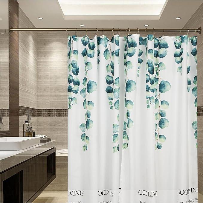 Artiwell 60" Heavy Duty Straight Shower Rod With Shower Rod Flange, Permanent Mount Shower Curtain Rod With Screws Bracket, Never Rust Stainless Steel, Window Curtain and Closet Rod, Champagne Bronze - ModernBath