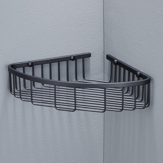 Segistan Bathroom Corner Shower Caddy Organizer, Corner-Hollow Design, SUS304 Stainless Steel Heavy Duty Rust-Proof Bathroom Shelf Organizer Holder, Wall Mounted Storage Rack, Matte Black - ModernBath